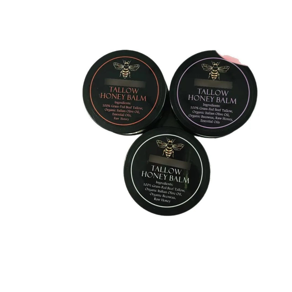 Honey Butter Moisturising Facial Cream in a 57g jar, shown with Citrus, Lavender, and No Fragrance variants.