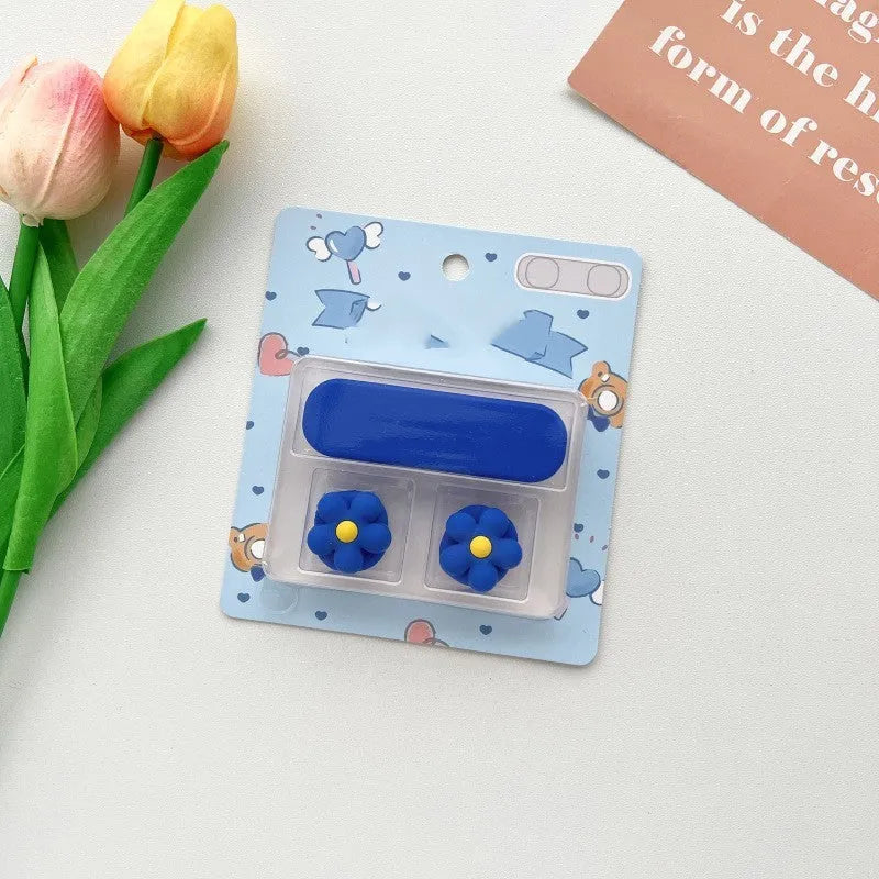 Cartoon magnetic plastic data cable fixer for desktop organisation in various colours