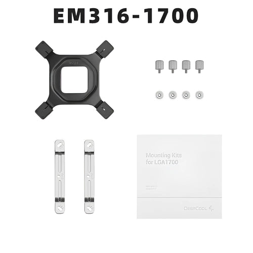 1700 CPU radiator mounting bracket fastener kit for Intel 12th generation LGA1700 socket with cleaning alcohol bag