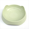 Blue ceramic dog slow feeder bowl with maze design for large breed dogs.