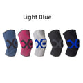 Men's silicone knee pads for running fitness and cycling available in multiple sizes and colours