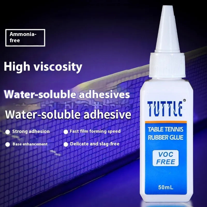 50ml bottle of water-soluble inorganic glue for table tennis racket rubber adhesion