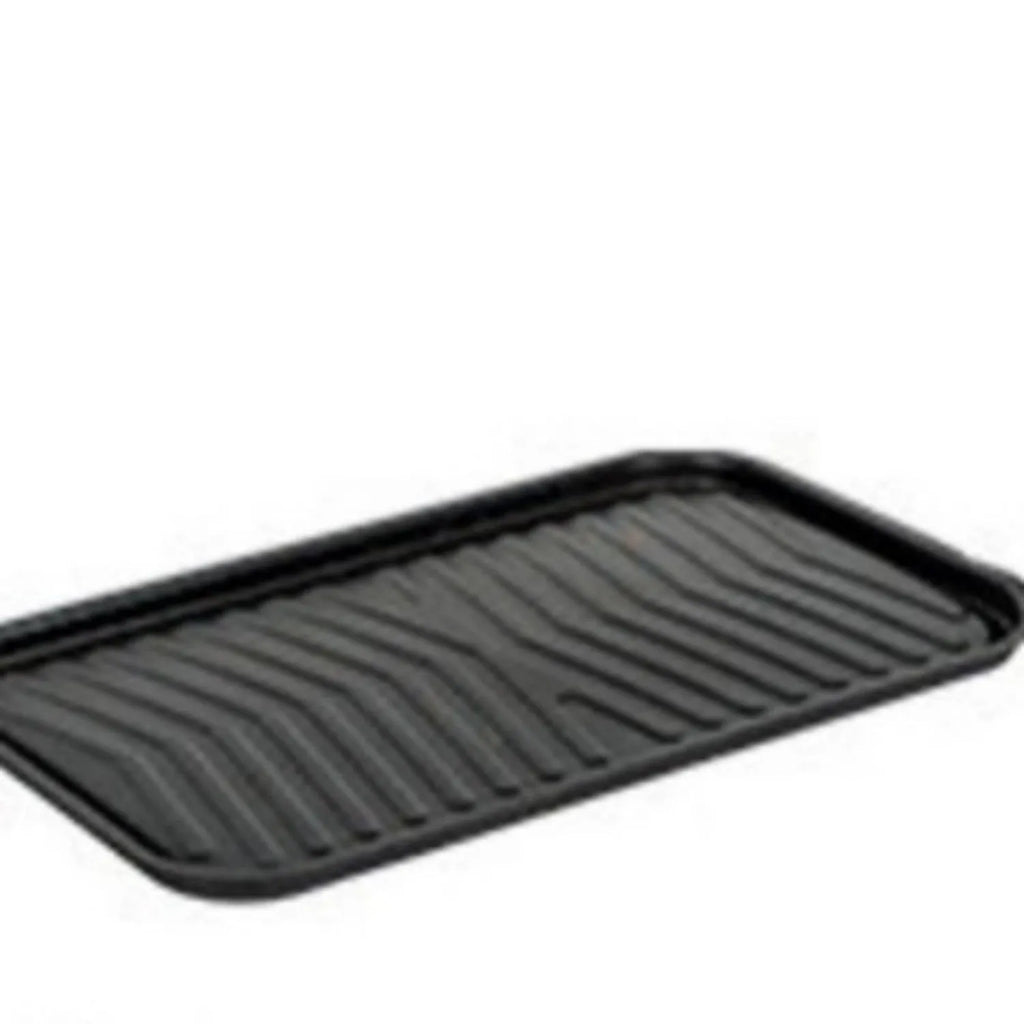 White portable folding grill with detachable carbon tank for outdoor frying and baking