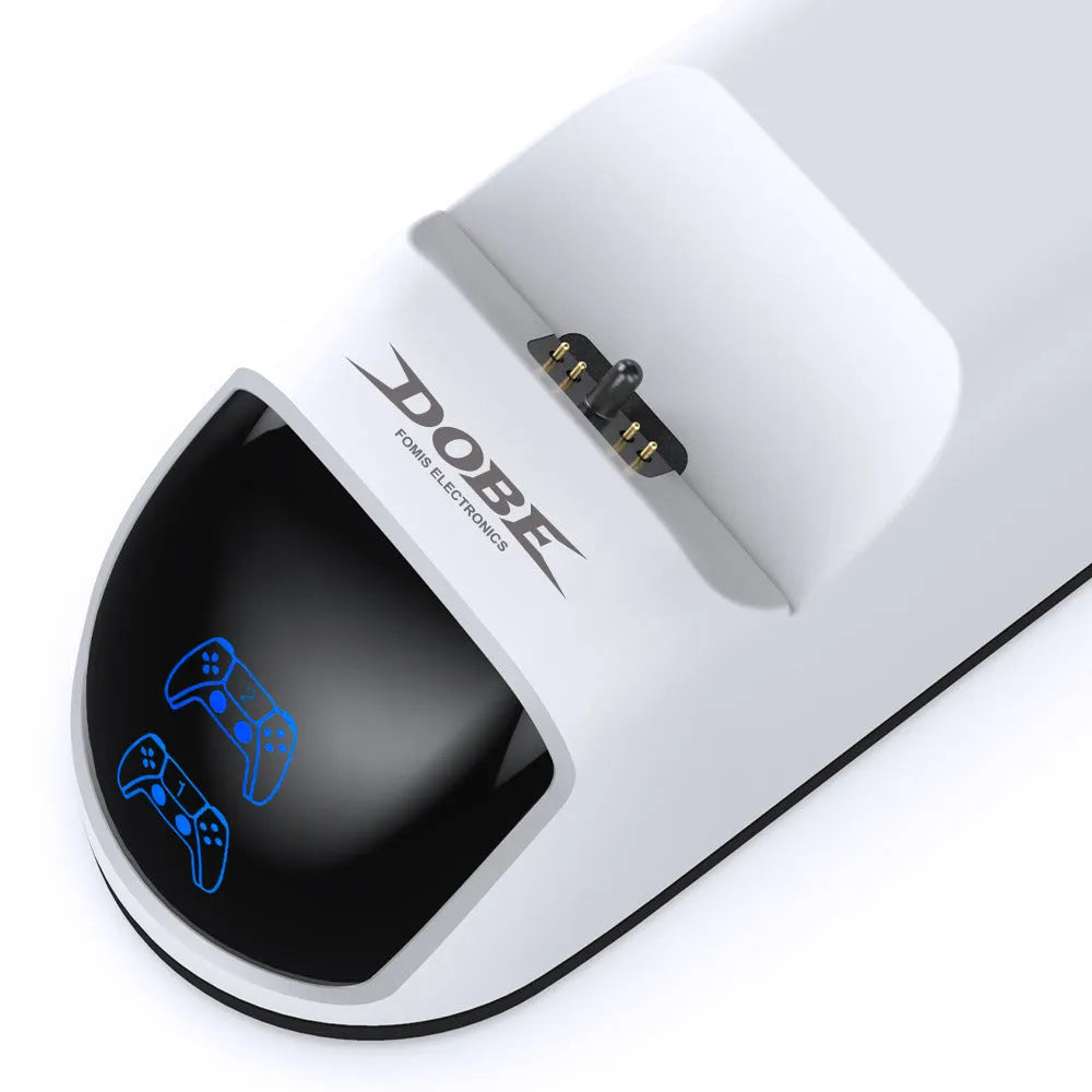 LED breathing light car charger with USB Type-C connection measuring 7.3x6.5x21cm