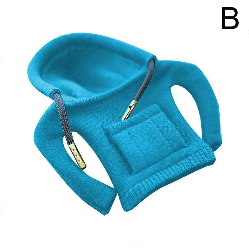 Cloth car gear shift knob cover in multiple colours for manual and automatic vehicles