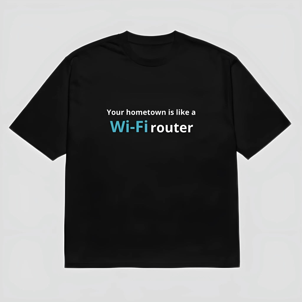 Black men's short sleeve t-shirt featuring a 3D digital printed cartoon pattern with a round neck and loose fit.
