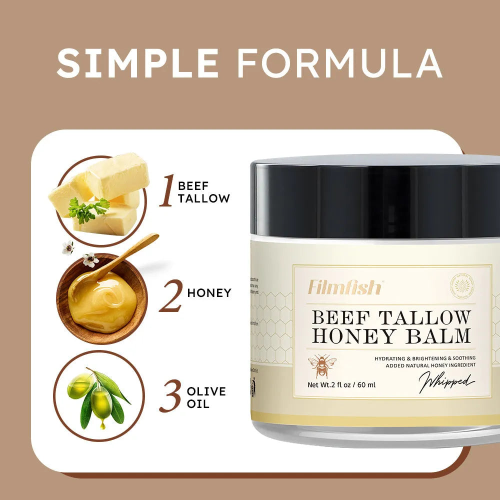 60ml jar of honey moisturiser body cream for dry skin hydration