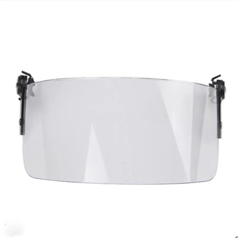 Transparent windproof sports mask with explosion-proof PC construction measuring 30x15cm