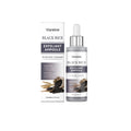 80ml black rice exfoliating liquid bottle with salicylic acid and hyaluronic acid