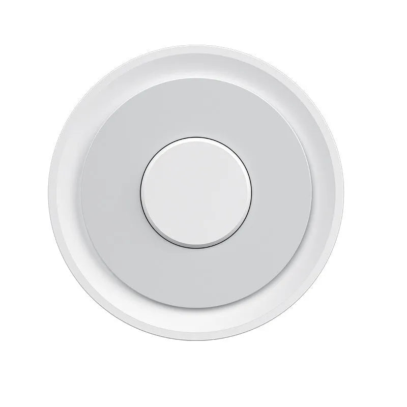 White square ZigBee smart home gateway with status light, measuring 78mm.
