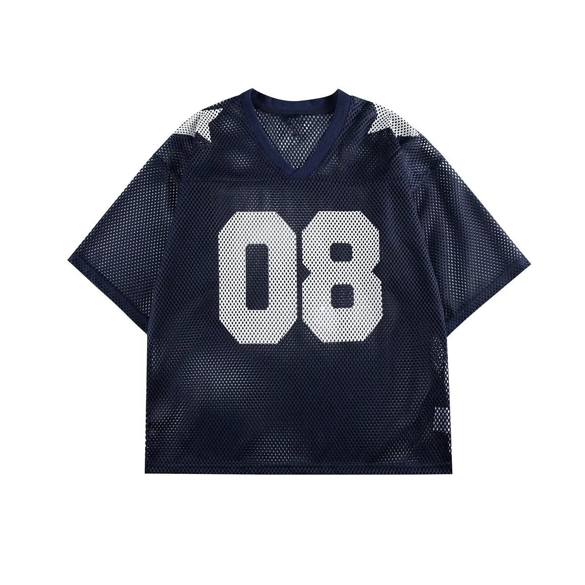 Black half sleeve loose pullover shirt with letter pattern for men and women