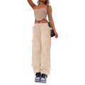 Men's straight-leg multi-pocket cargo trousers in a loose fit, shown in one of six available colours.