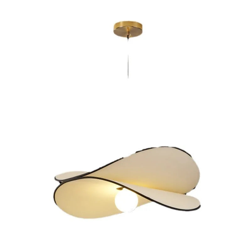 French style artistic fabric chandelier pendant light in modern simplicity design for bedroom ceiling