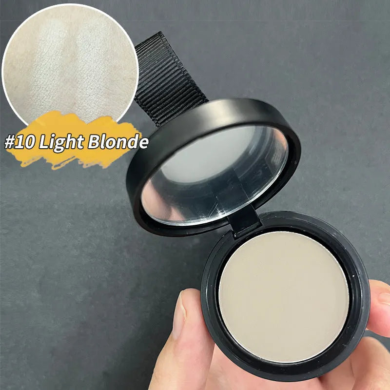 Hairline powder compact for shadow repair with fourteen colour shade options