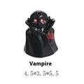 Plastic Halloween decorative ornament of a ghost head figure