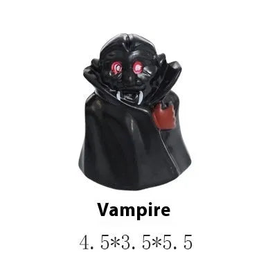 Plastic Halloween decorative ornament of a ghost head figure