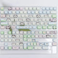 Cute Puppy design full set of 26 colourful PBT key caps for mechanical keyboards