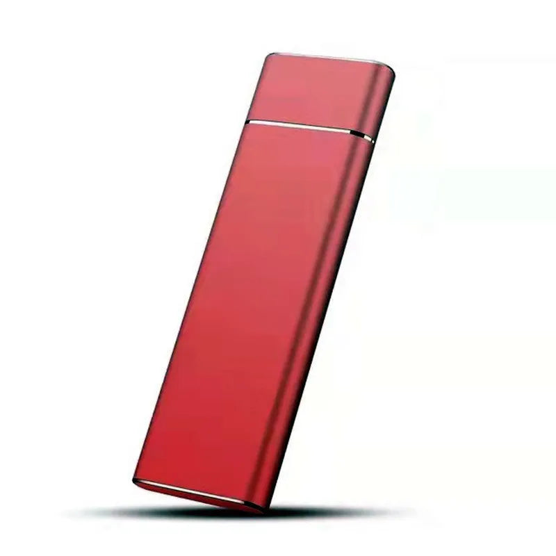 6TB capacity external mobile hard drive with metal shell in black blue orange red or silver colour options