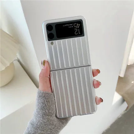 Samsung Z Flip3 ultra-thin flip phone case in seven colour options showing folding screen protection