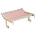 Wooden cat hanging bed in black and white colour 60x21.5x39.5cm