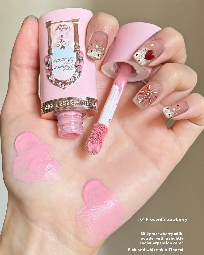 Strawberry Cupid Liquid Blush bottle showing one of six natural colour shades for cheeks