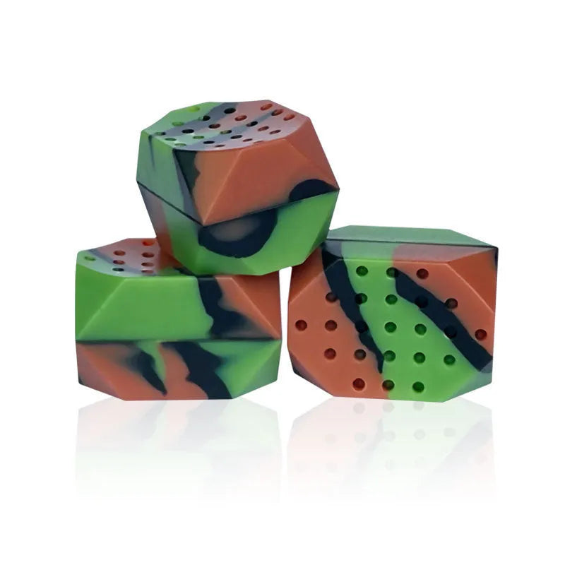 Camouflage pattern facial muscle fitness balls for jaw exercise in transparent packaging