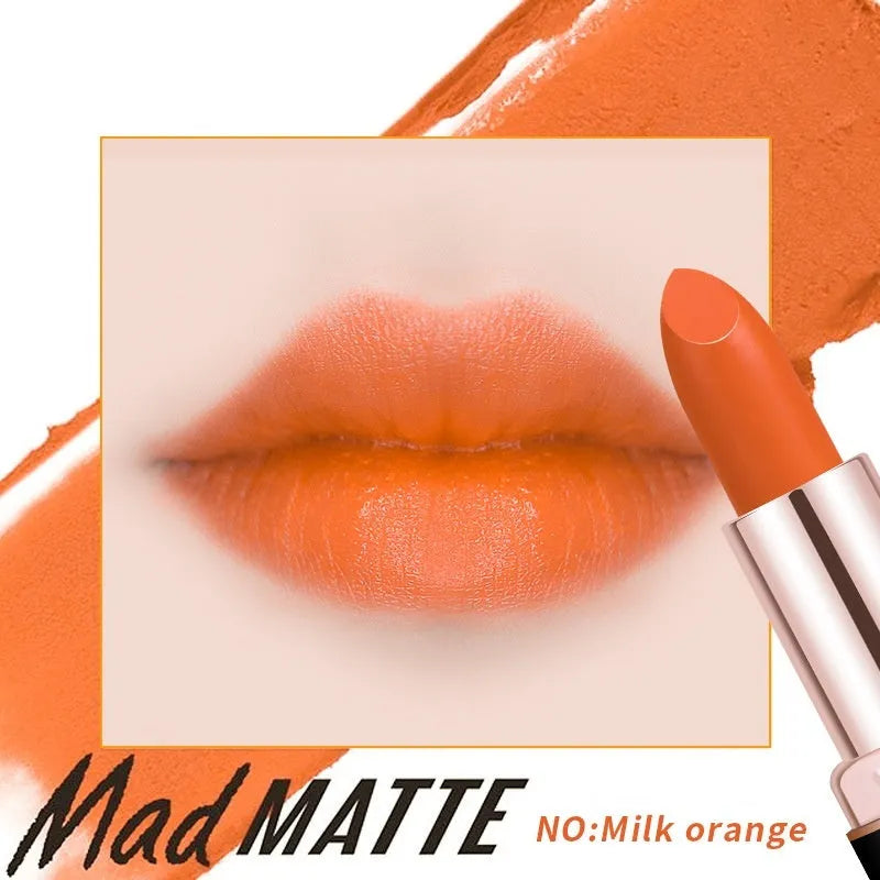 Fey Beauty Cameo Brown nude moisturising lipstick bullet, 3.8g, shown with no stain on a white cup.