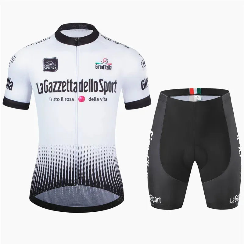 Road bike cycling short sleeve jersey with pattern design in quick-dry polyester fabric