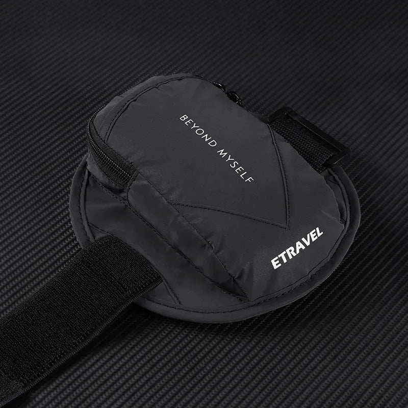 Reflective running arm bag for mobile phones with 7 inch capacity