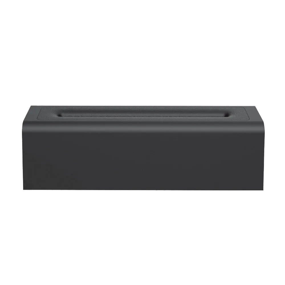Square USB plug-in aroma diffuser with simulated flame lighting effect and water tank