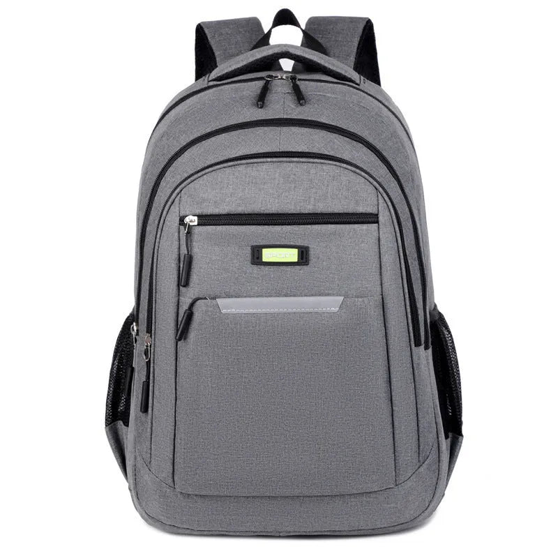 Men's casual Oxford cloth backpack in grey colour with breathable design