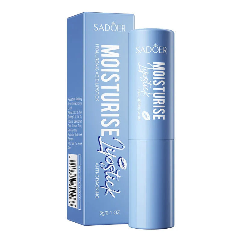 Anti-chapped lip moisturising stick in multiple variant packaging with net content labels