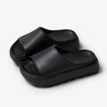 Women's fish mouth slippers with thick 5.5cm EVA soles in beige, black, khaki and rose red colours