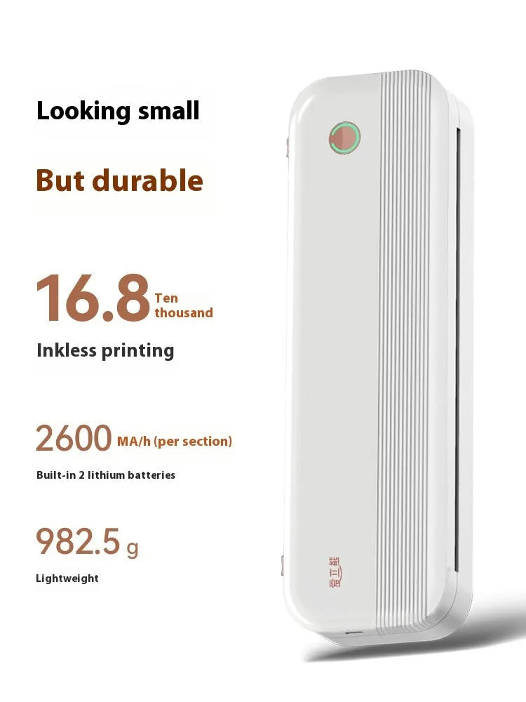 Ailixiong P40 portable thermal printer in compact design with thermal printing technology