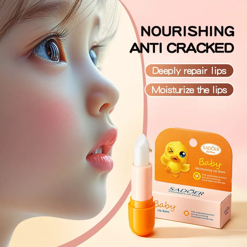 Anti-chapped lip moisturising stick in multiple variant packaging with net content labels