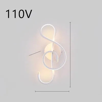 Minimalist Nordic LED wall lamp with silicone shade for bedroom bedside lighting