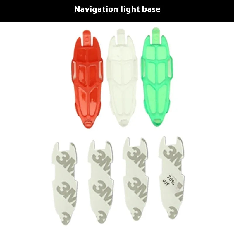 V3 wireless charging waterproof navigation light for car and ship scale models