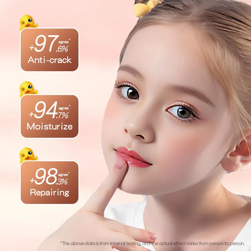 Anti-chapped lip moisturising stick in multiple variant packaging with net content labels