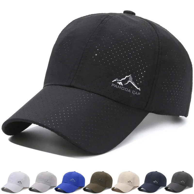 Korean style baseball cap with adjustable closure and dome crown in multiple colour options