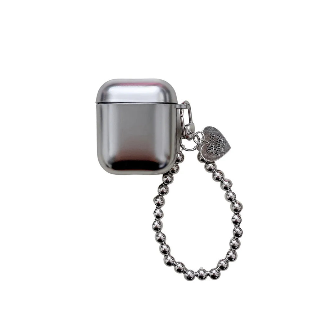 Matte plating TPU protective case for AirPods showing a non-glossy, electroplated finish.
