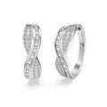 Pair of S925 sterling silver stud earrings gold finish 6.6mm by 23.5mm