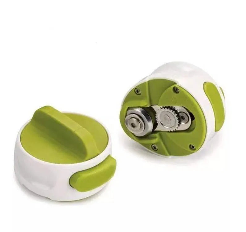 Stainless steel lid opener screw gadget 6.7x6.2x4.8 cm in green and red colour options for opening bottle caps
