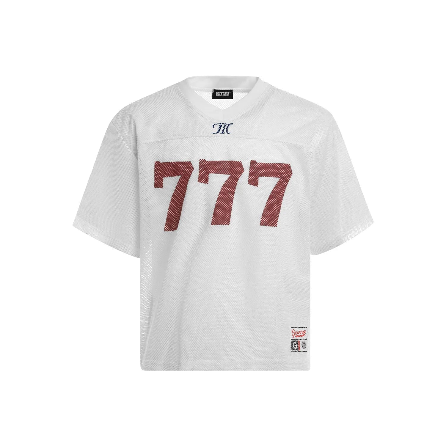 Retro style loose fit short sleeve T-shirt in black, white, purple, or orange.