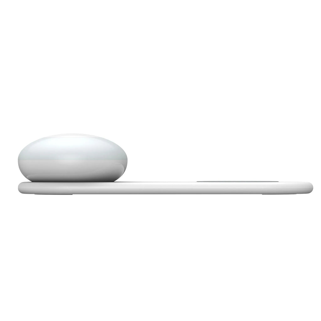 Wireless phone charger LED desk lamp with separated magnetic touch, geometric stereo design, 215x80x44.7mm, European style