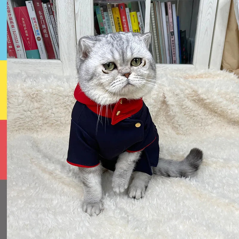 Reversible tiger stripe hoodie photo prop for cats and dogs on mannequin