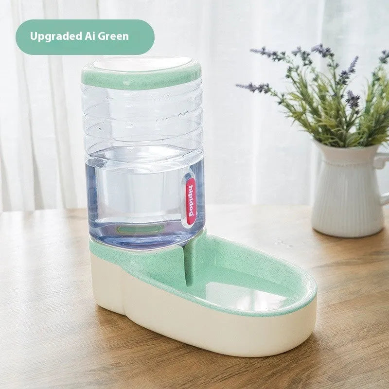 Large 3.8 litre automatic pet water fountain in blue for cats and dogs
