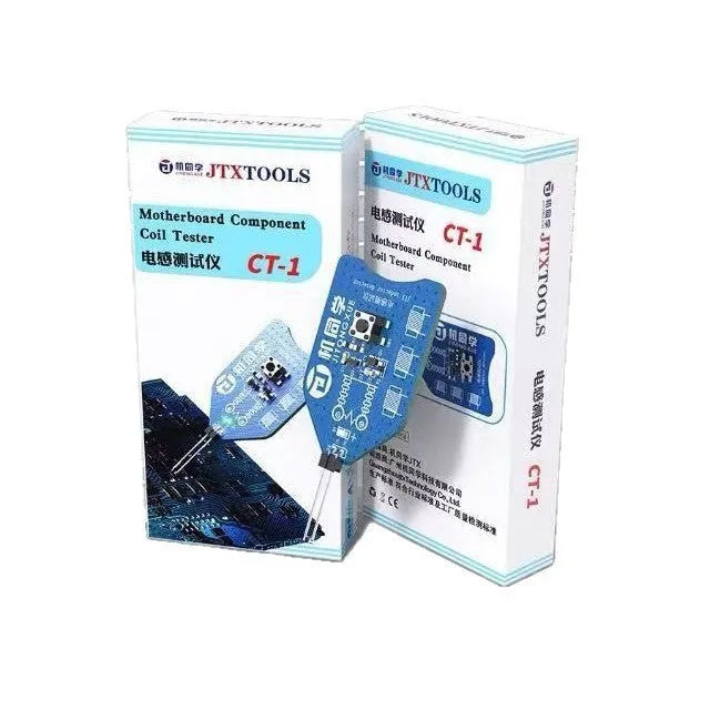Electric inductance measuring tester JTX model for mobile phone repair, compact 70x30mm handheld device