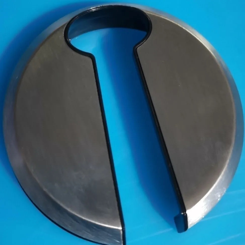 Stainless steel kitchen wine bottle opener on a countertop