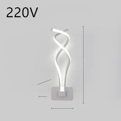 Minimalist Nordic LED wall lamp with silicone shade for bedroom bedside lighting