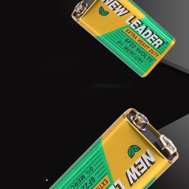 9V 6F22 alkaline battery for wireless microphones and walkie-talkie remote controls